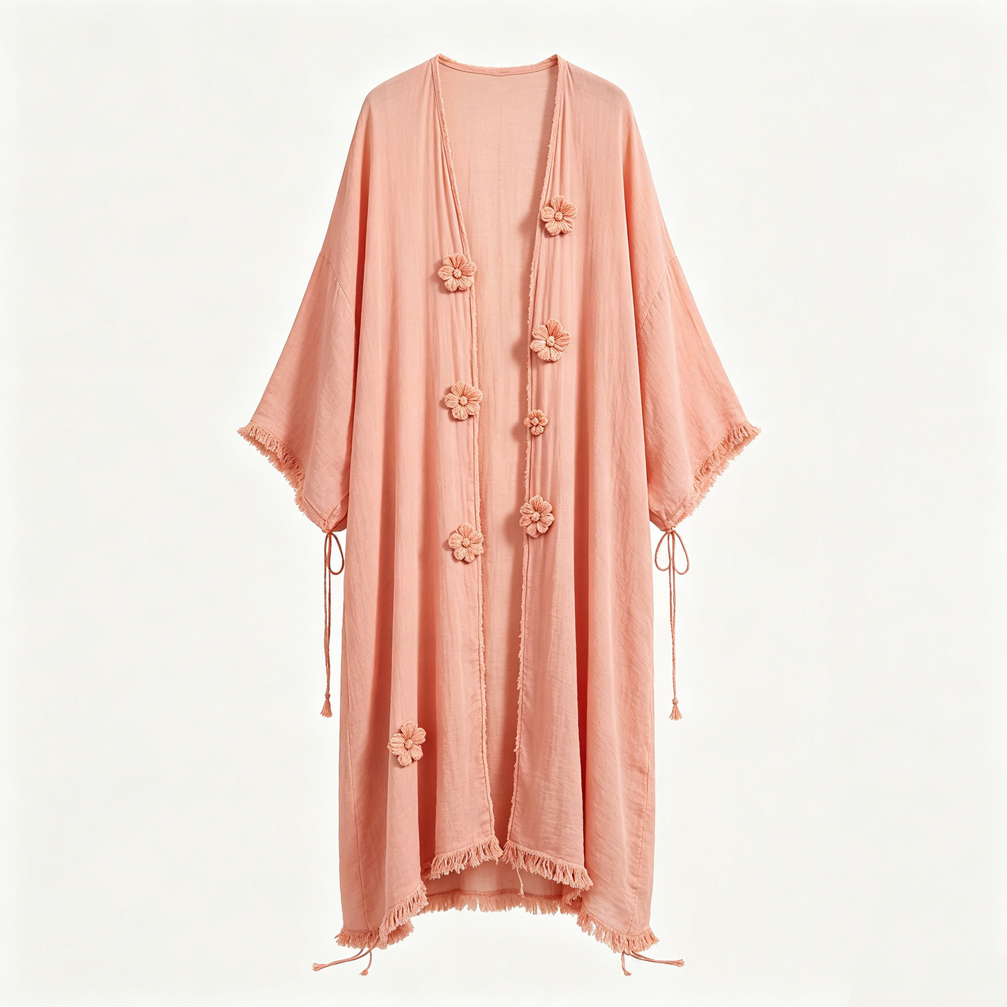 Blush Flower Kimono Cover-up
