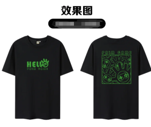 游戏公司专属文化衫定制方案：手势+品牌创意融合设计